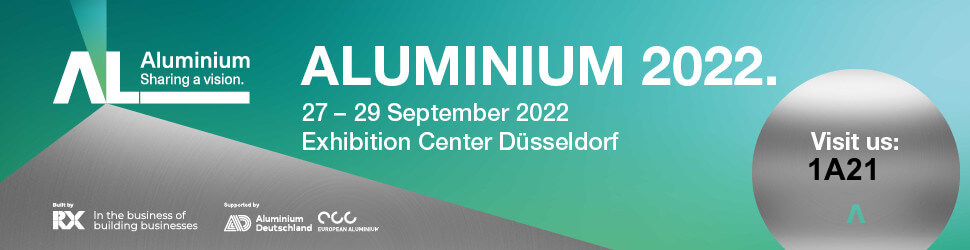 Vieni a trovarci ad Aluminium 2022